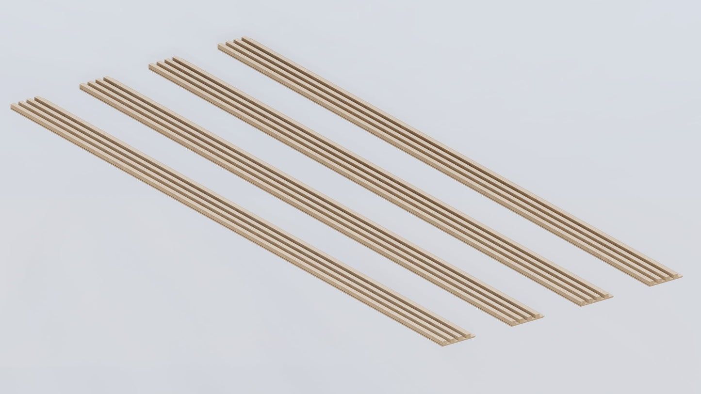 Oaklentra Laminate Slat Panels