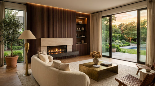 Highland Park XL Walnut Acoustic Wall Panel — 270cm × 110cm