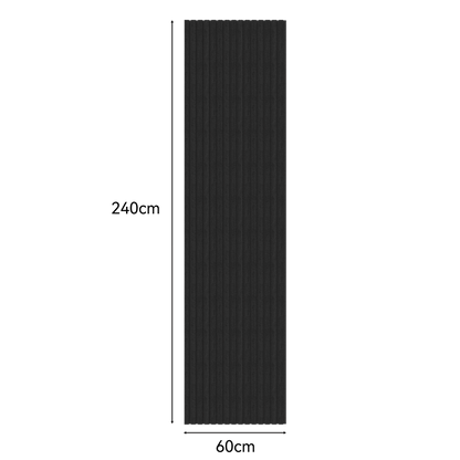 Oaklentra Acoustic Slat Panels - Black Oak