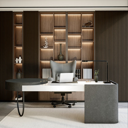 Oaklentra Acoustic Slat Panels - Black Walnut