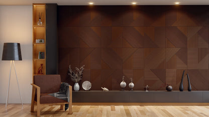 Oaklentra Solid Wood Puzzle Panel