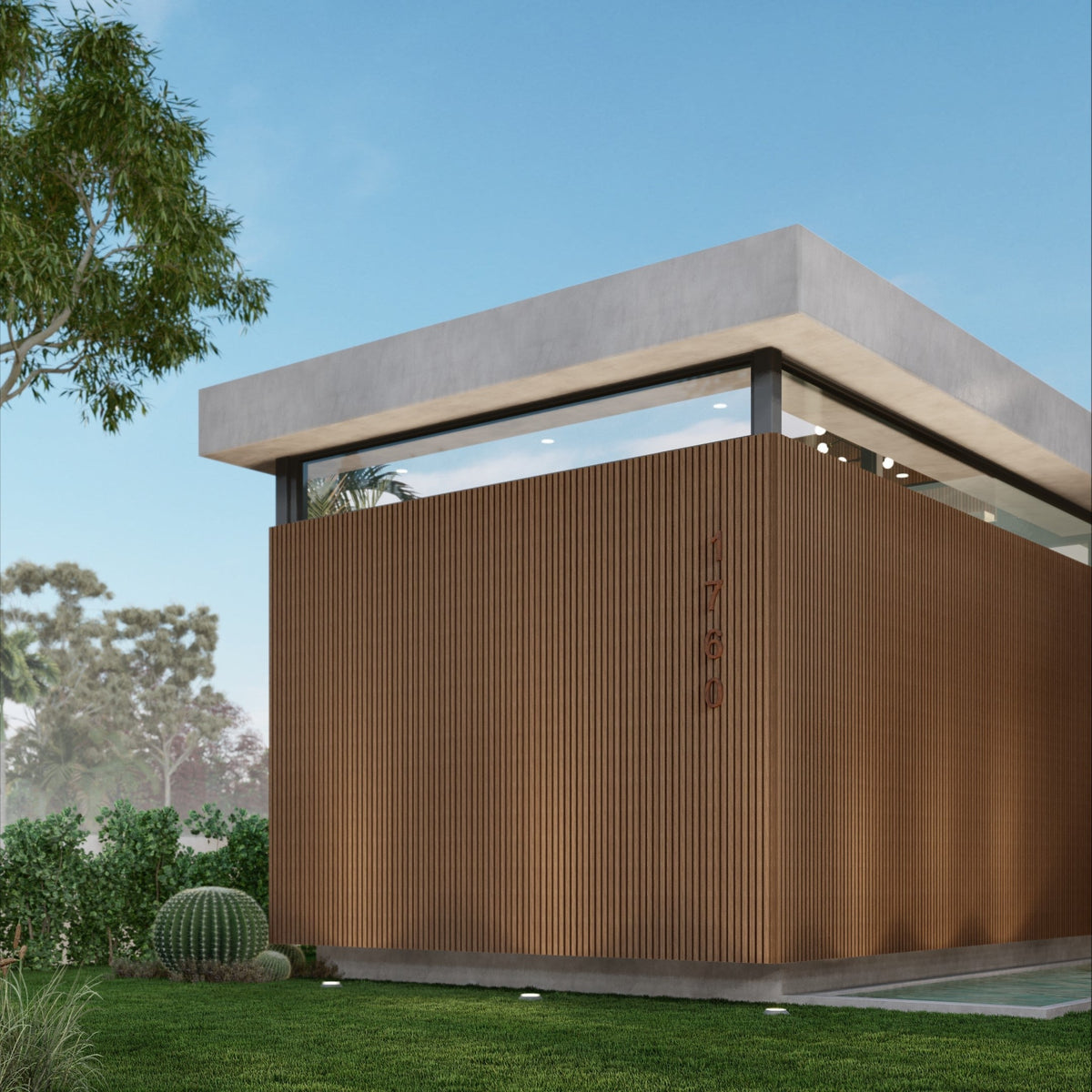 Oaklentra Exterior Slat Panels
