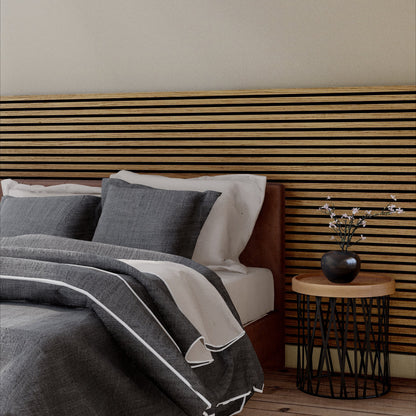 Oaklentra Acoustic Slat Panels - White Oak