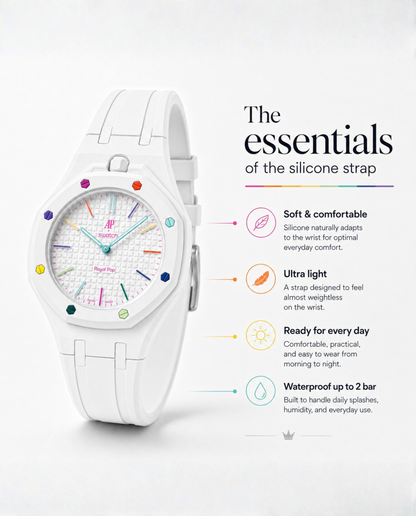 Royal Pop Silicone Bracelet - OTG ROZ | CONTRAST