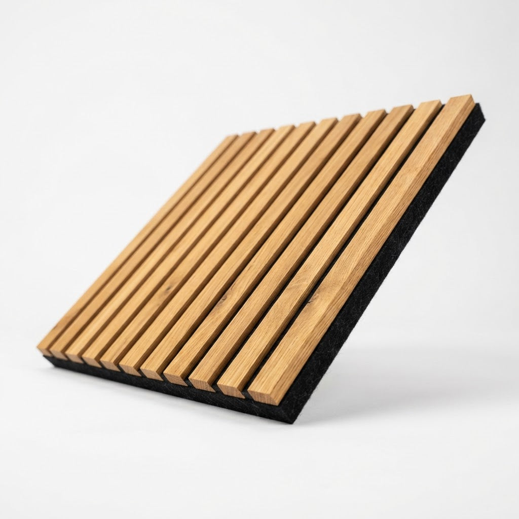 Highland Park XL Walnut Acoustic Wall Panel — 270cm × 110cm