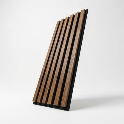 Highland Park XL Walnut Acoustic Wall Panel — 270cm × 110cm