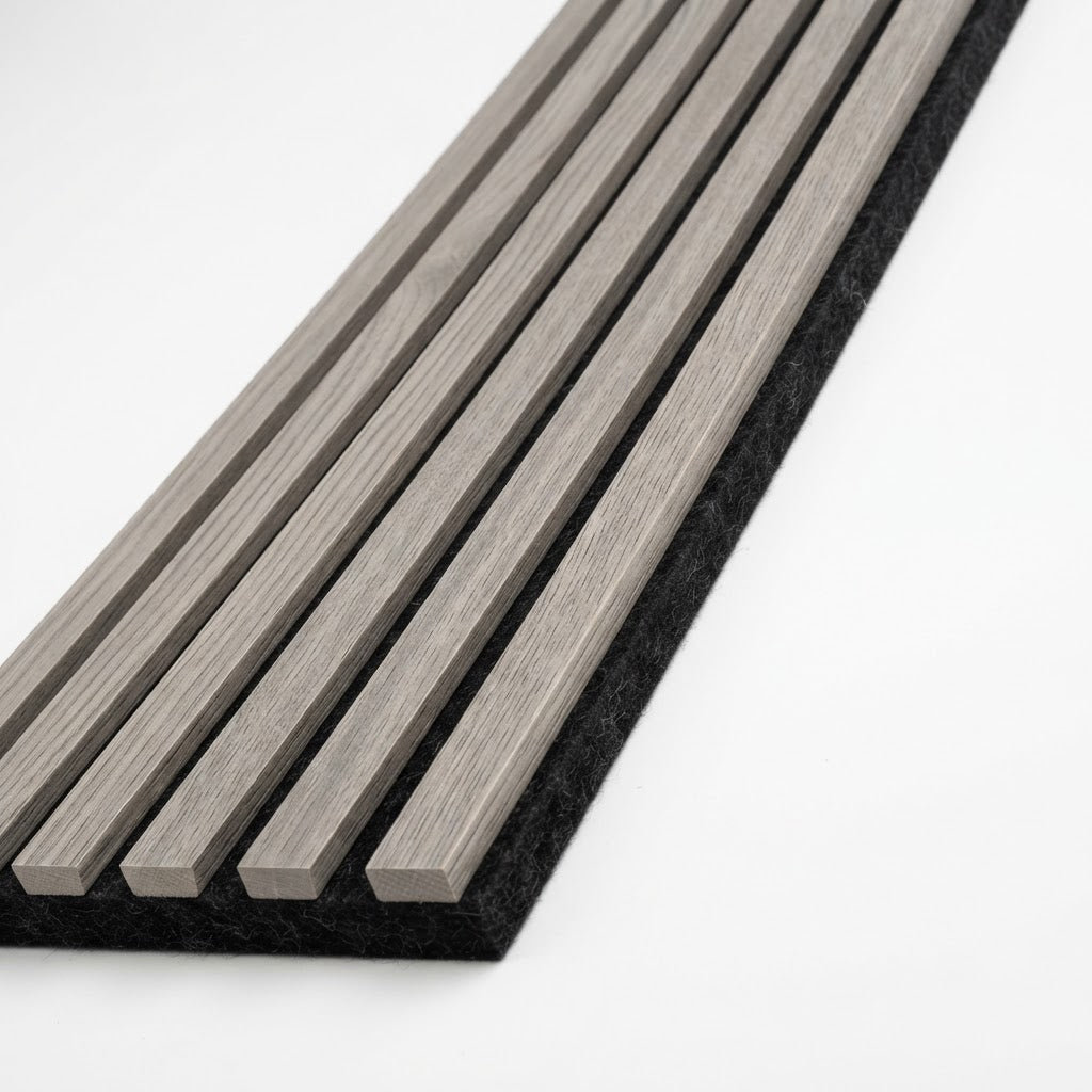 Highland Park XL Walnut Acoustic Wall Panel — 270cm × 110cm