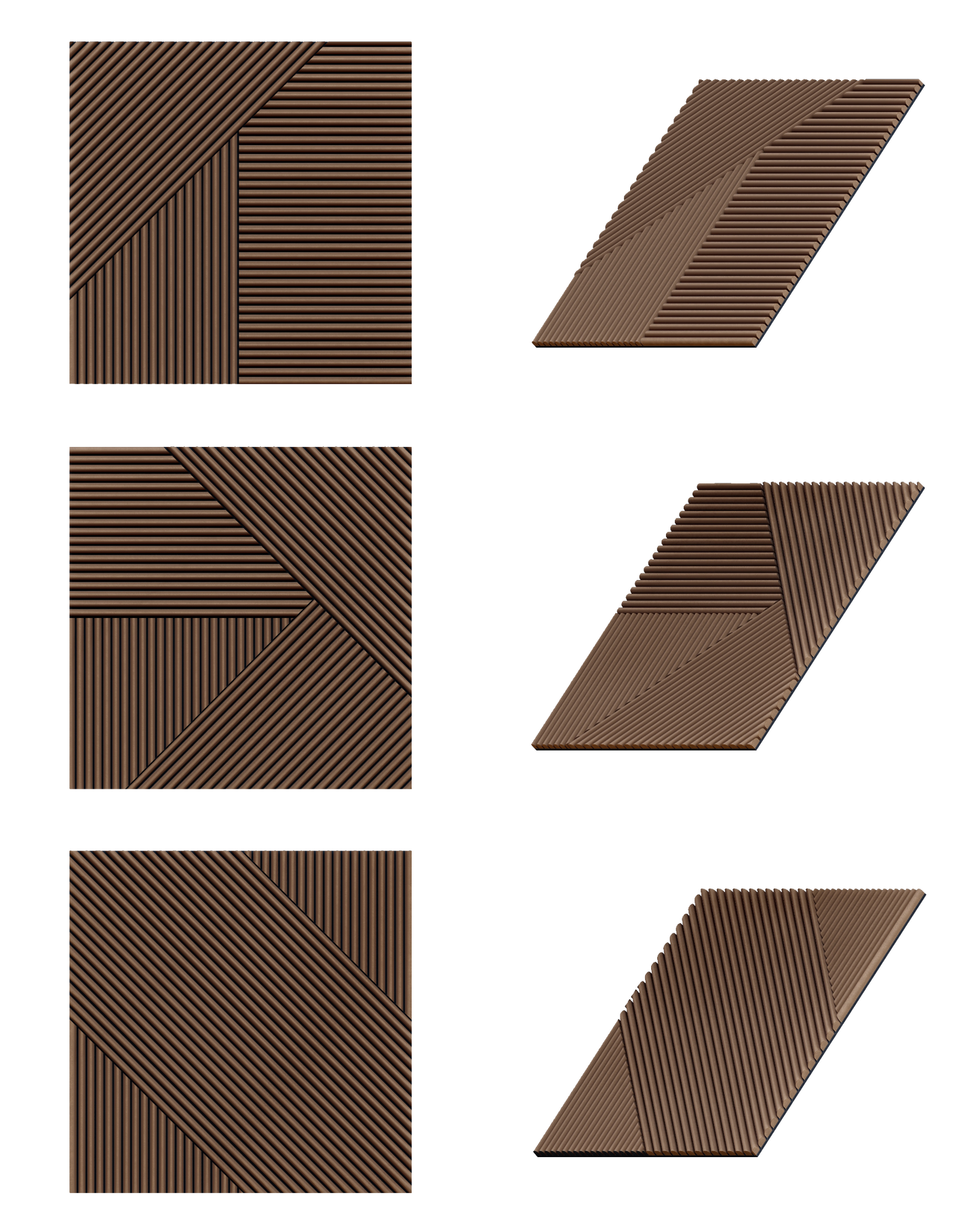 Oaklentra Solid Wood Puzzle Panel